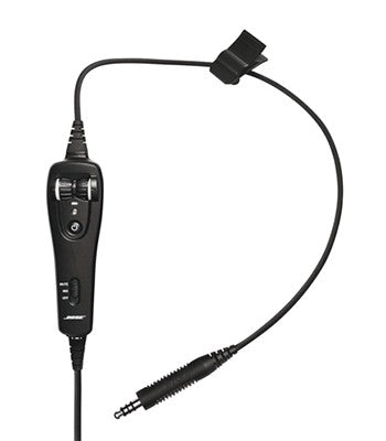 BOSE A20® HEADSET CABLE – U174 HELI PLUG STRAIGHT CORD ELECTRET MIC – WITHOUT BLUETOOTH