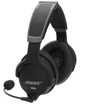 857641-2120 BOSE A30 HEADSET DUAL GA PLUGS W/O BLUETOOTH ELECTRET MIC