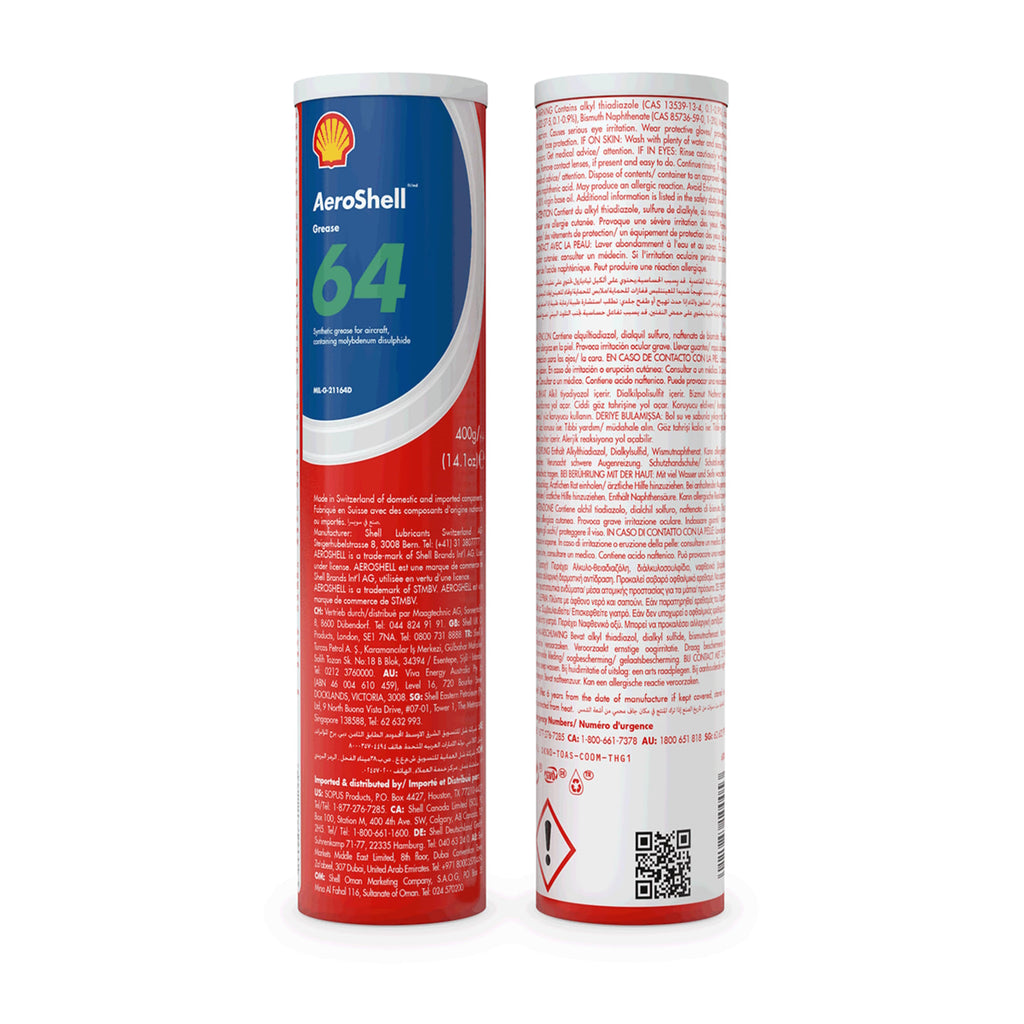 550062205 AEROSHELL 64 GREASE FORMERLY 33MS 14OZ TUBE