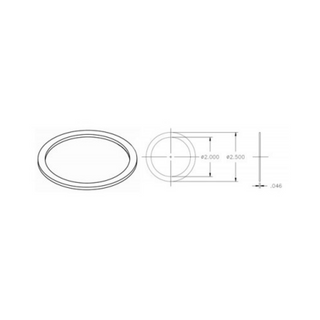 WHELEN GASKET LENS FOR A450 STROBE 38-0230946-00