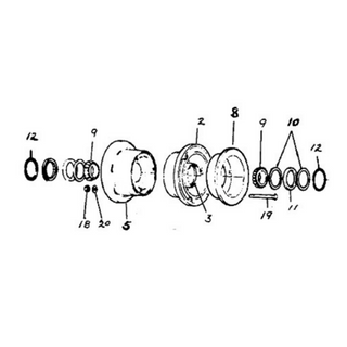 CLEVELAND MOLDED GREASE SEAL 154-03000