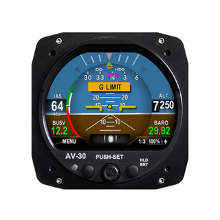 UAX-90052-01 UAVIONIX AV-30-C PRIMARY FLIGHT DISPLAY – CERTIFIED