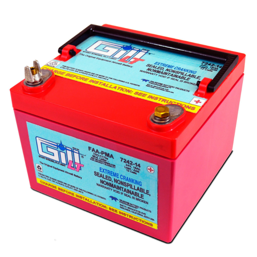 GILL® 7242-14 LT SEALED LEAD ACID BATTERY