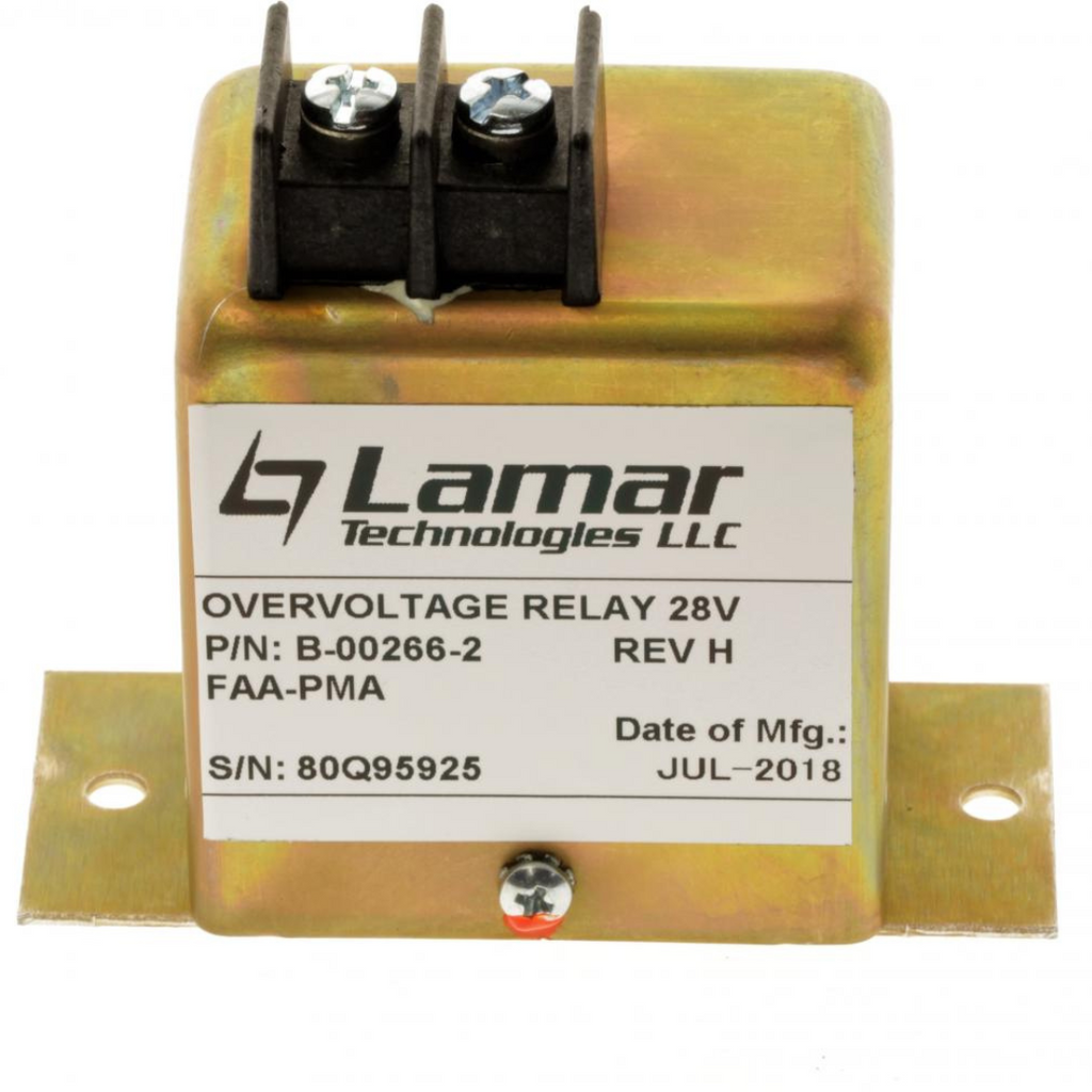 LAMAR B-00266-2 OV RELAY 28V