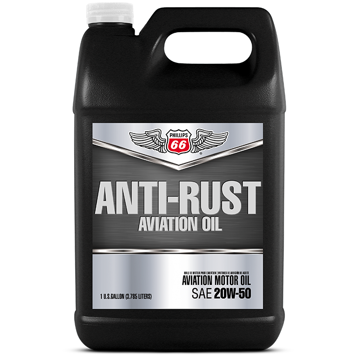 1045910 PHILLIPS 66 AVIATION ANTI-RUST OIL 20W-50,  1 gal