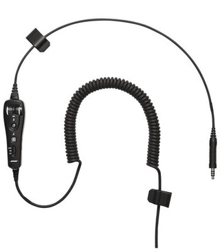 BOSE A20® HEADSET CABLE – U174 PLUG COILED CORD ELECTRET MIC – WITH BLUETOOTH